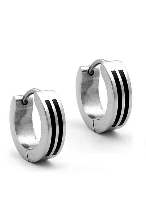 EARRINGS HOOP STAINLESS STEEL