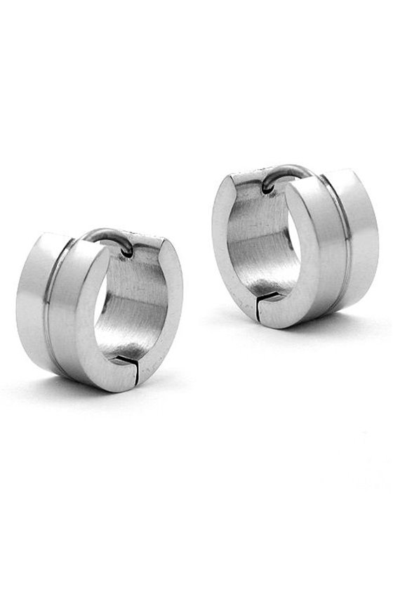 EARRINGS HOOP STAINLESS STEEL