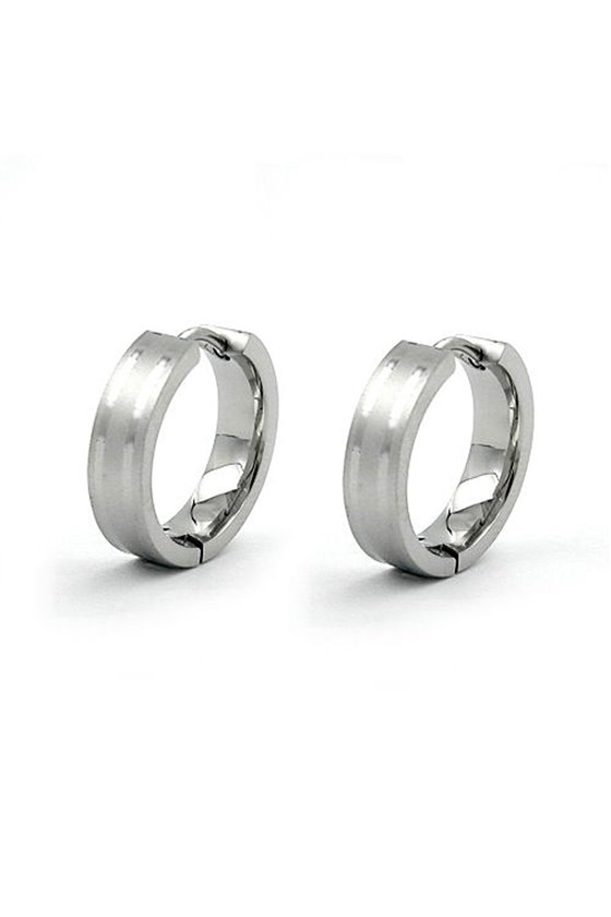 HOOP EARRING STAINLESS STEEL 19X5MM