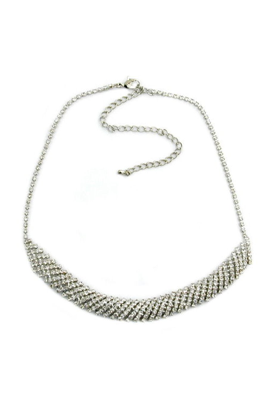 NECKLACE WITH RHINESTONES