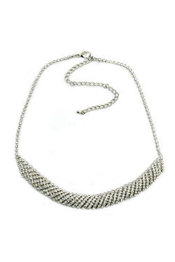 NECKLACE WITH RHINESTONES