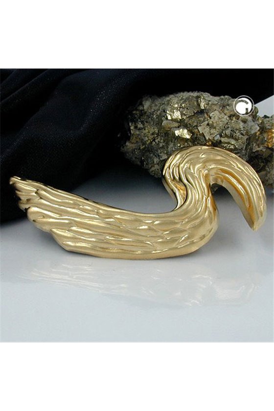 BROOCH GOLD-MATTE