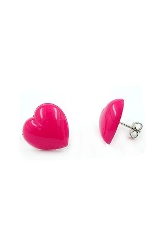 EARRINGS PINK HEARTS