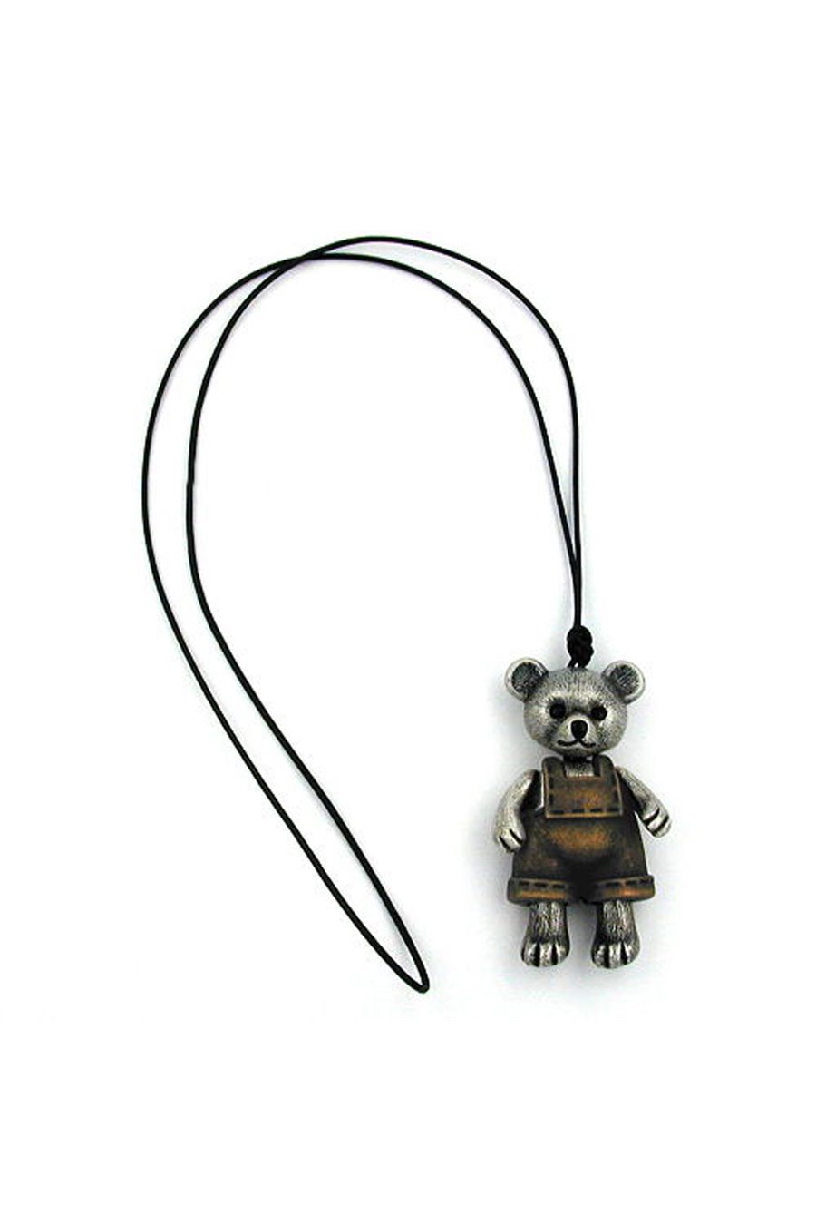 NECKLACE BEAR ANTIQUE BRASS 90CM