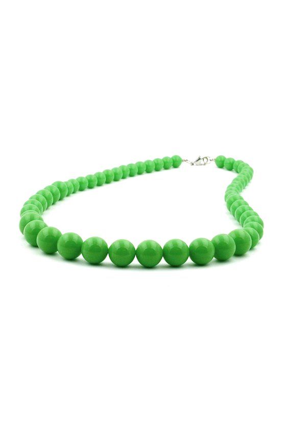 NECKLACE LIGHT GREEN BEADS