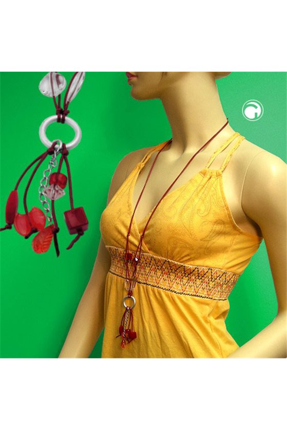 NECKLACE RED BEADS