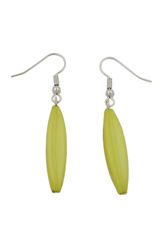HOOK EARRINGS LIGHT GREEN