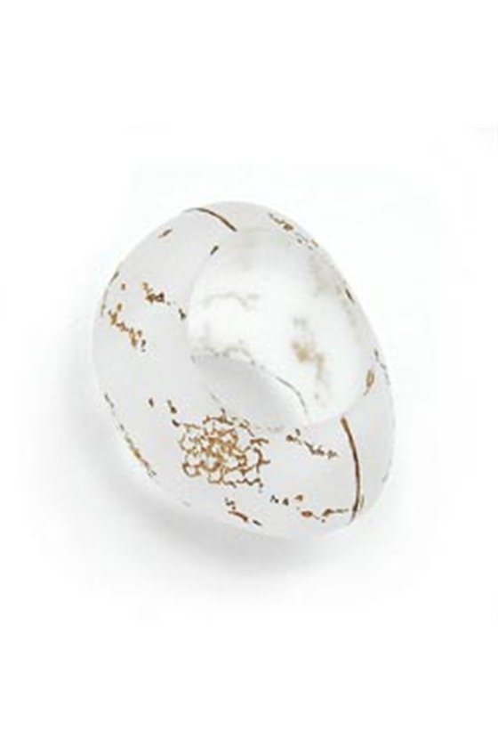 SCARF BEAD WHITE-GOLD