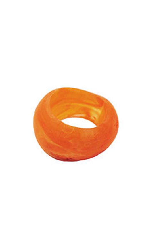 SCARF BEAD YELLOW ORANGE 28MM