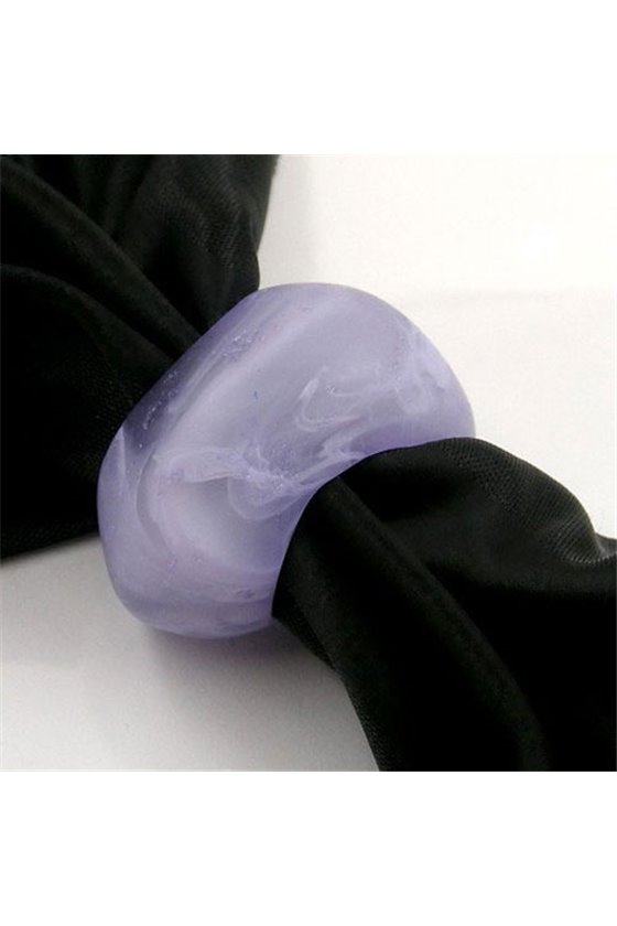 SCARF BEAD 33MM LILAC-MARBLED