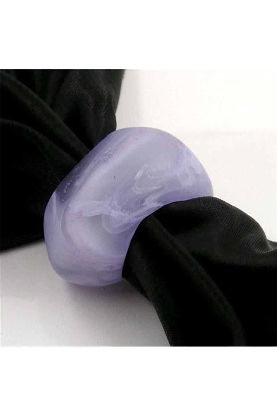 SCARF BEAD 33MM LILAC-MARBLED