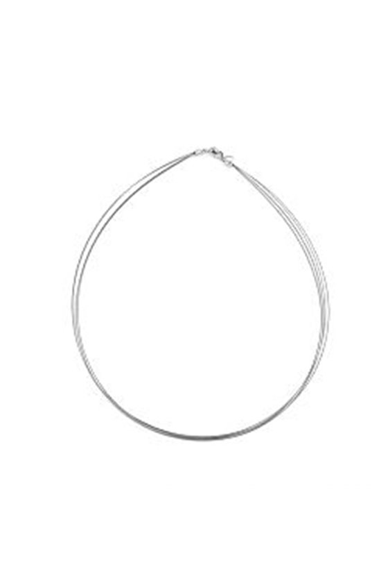 NECKLACE 4X COATED STEEL WIRE 40CM
