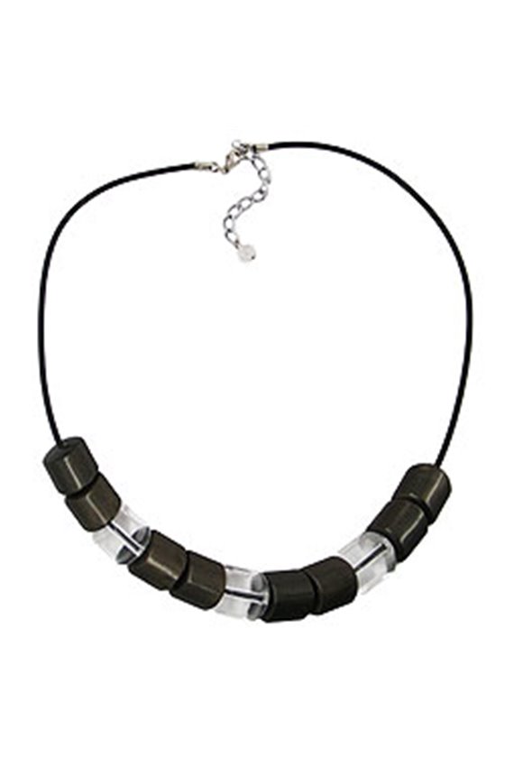 NECKLACE BEADS TRANSPARENCY 45CM