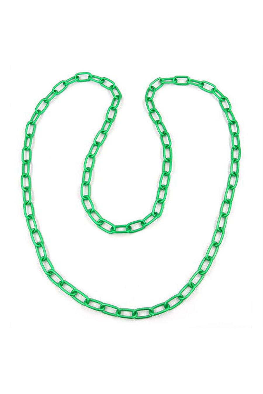NECKLACE ANCHOR CHAIN 8MM GREEN 110CM
