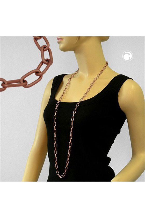 NECKLACE ANCHOR CHAIN 8MM COPPER COLOUR
