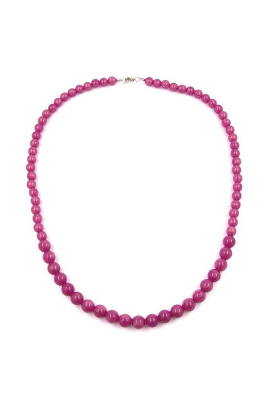 NECKLACE BEADS PURPLE