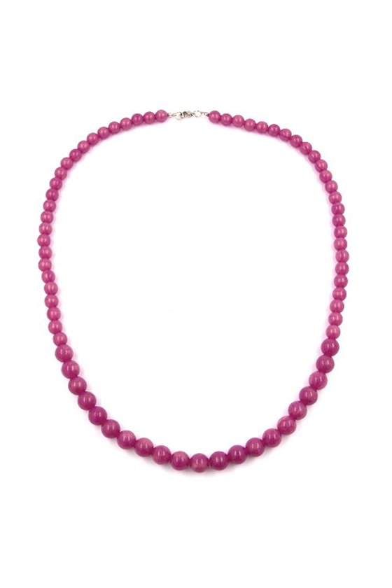 NECKLACE BEADS PURPLE