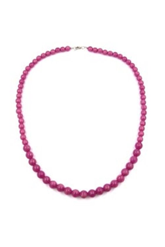 NECKLACE BEADS PURPLE