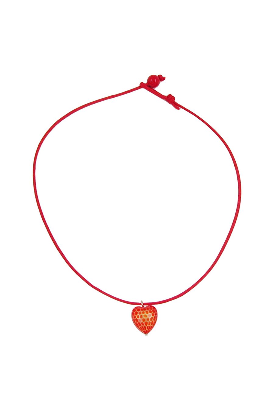 NECKLACE HEART RED