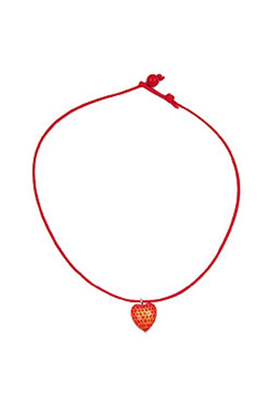 NECKLACE HEART RED