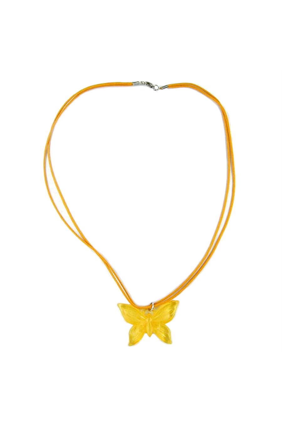 NECKLACE BUTTERFLY YELLOW