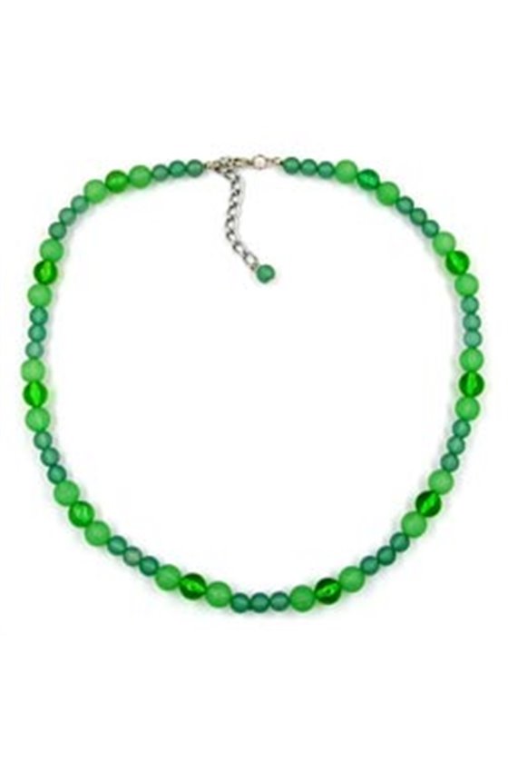 NECKLACE BEADS GREEN