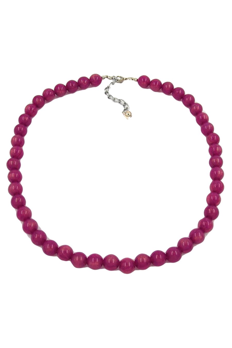NECKLACE BEADS 10MM LILAC GLOSSY