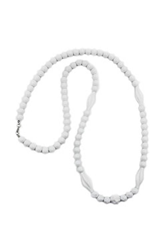 NECKLACE WHITE BEADS