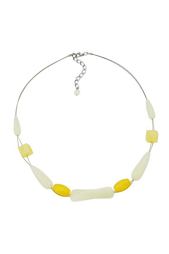 NECKLACE YELLOW-BROWN