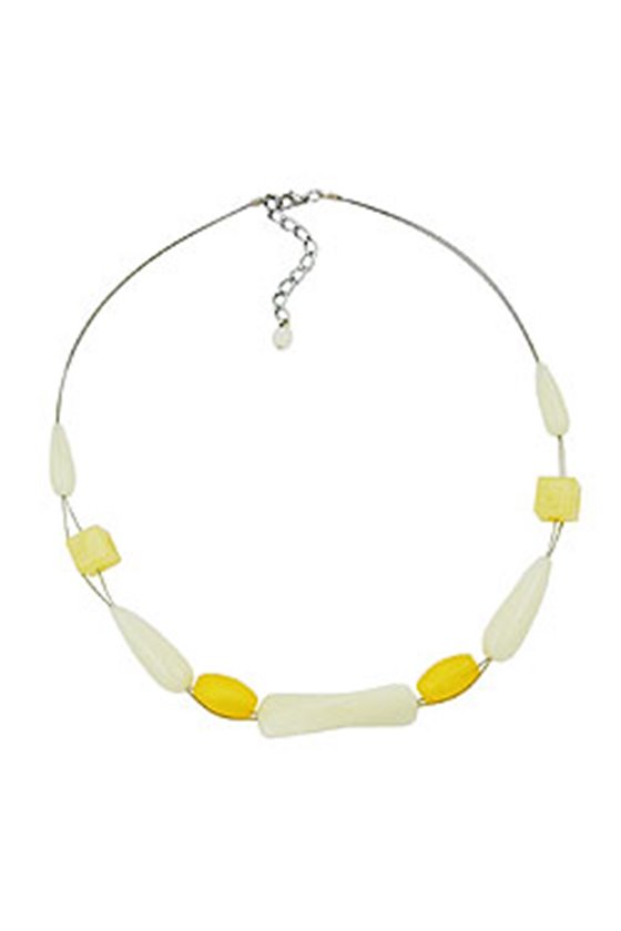NECKLACE YELLOW-BROWN