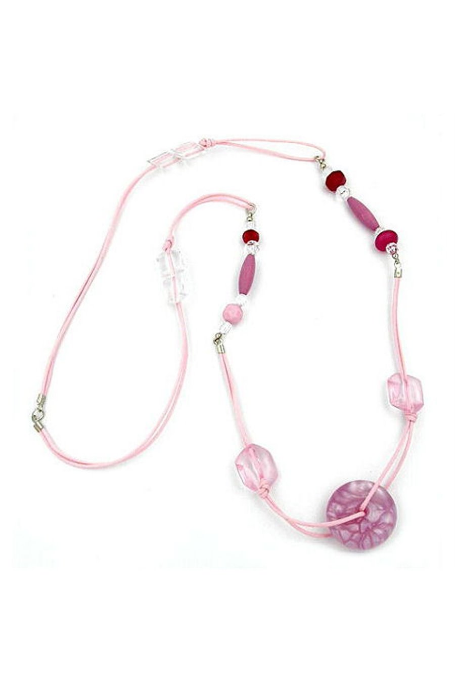 NECKLACE PILLOWWHEL ROSE FLOSSY SHINE
