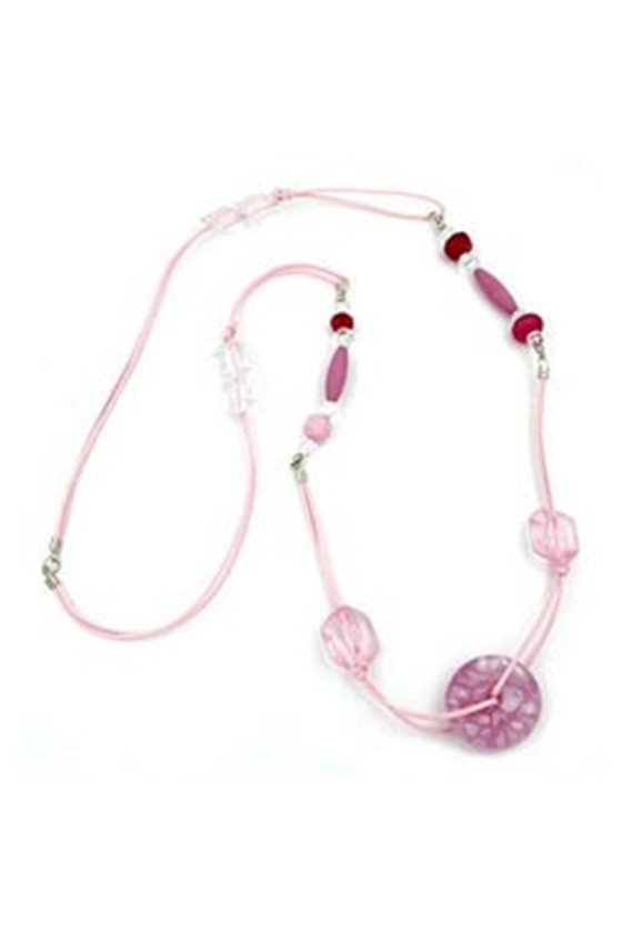 NECKLACE PILLOWWHEL ROSE FLOSSY SHINE