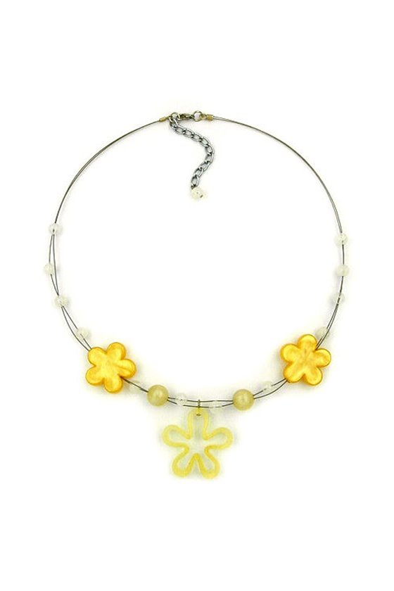 NECKLACE YELLOW FLOWER