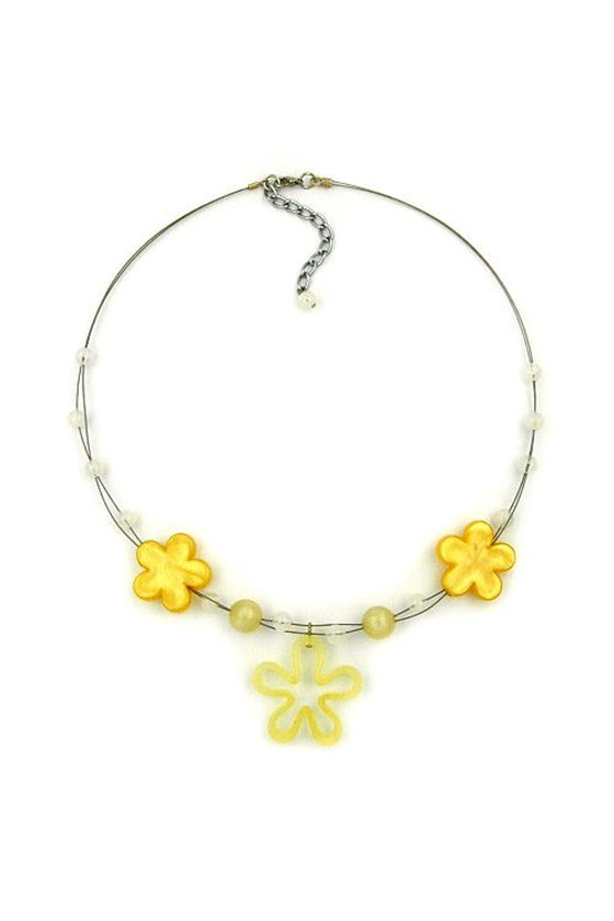 NECKLACE YELLOW FLOWER