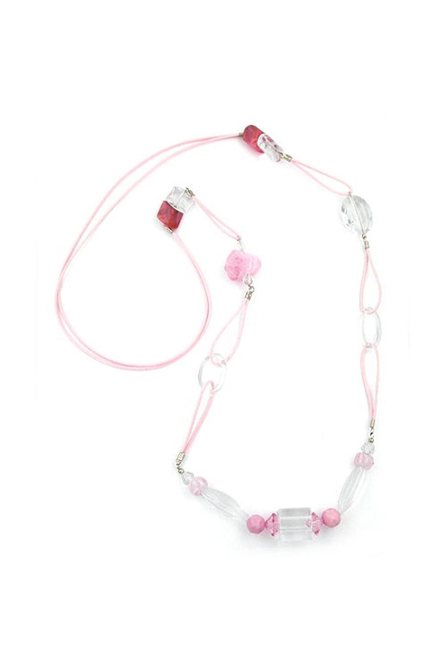 NECKLACE ROSE CRYSTAL 95CM