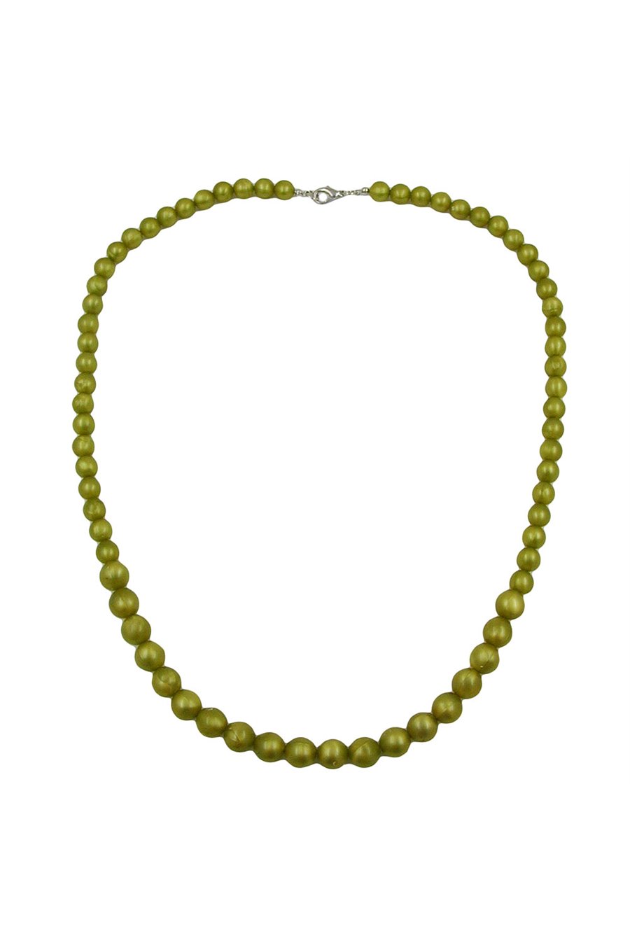 BEAD CHAIN GREEN-OLIVE SIZE VARIABLE 55CM