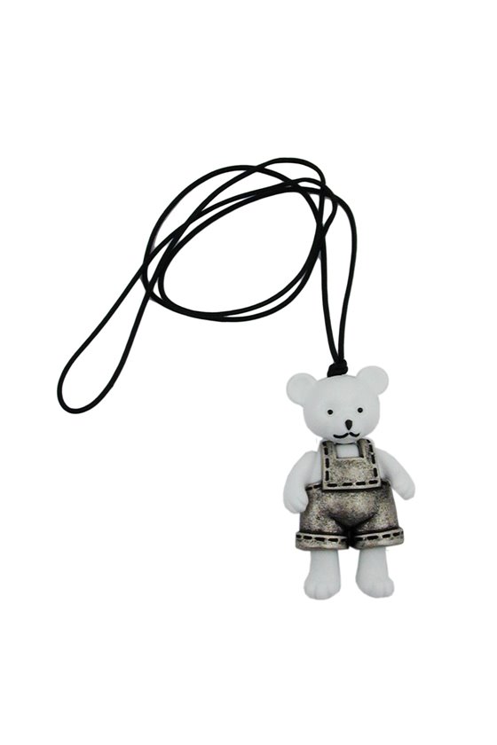 NECKLACE LARGE POLAR BEAR WHITE 90CM