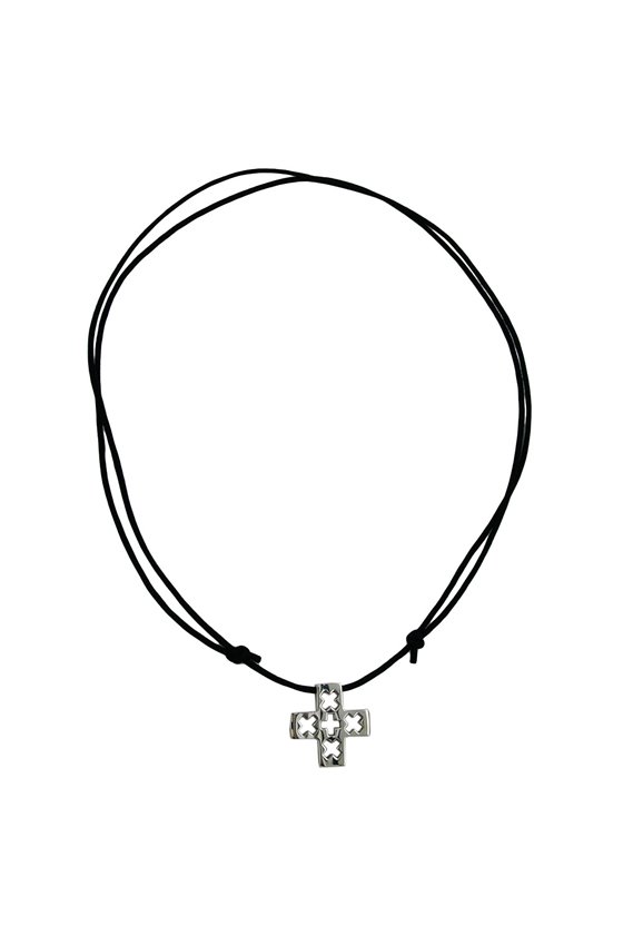 NECKLACE CROSS STAINLESS STEEL 100CM
