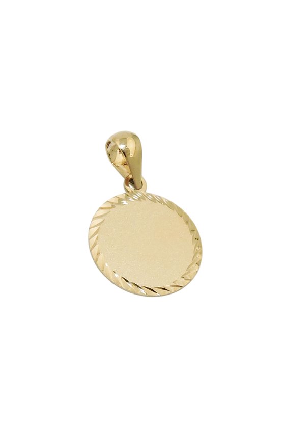 PENDANT TO BE ENGRAVED 9K GOLD