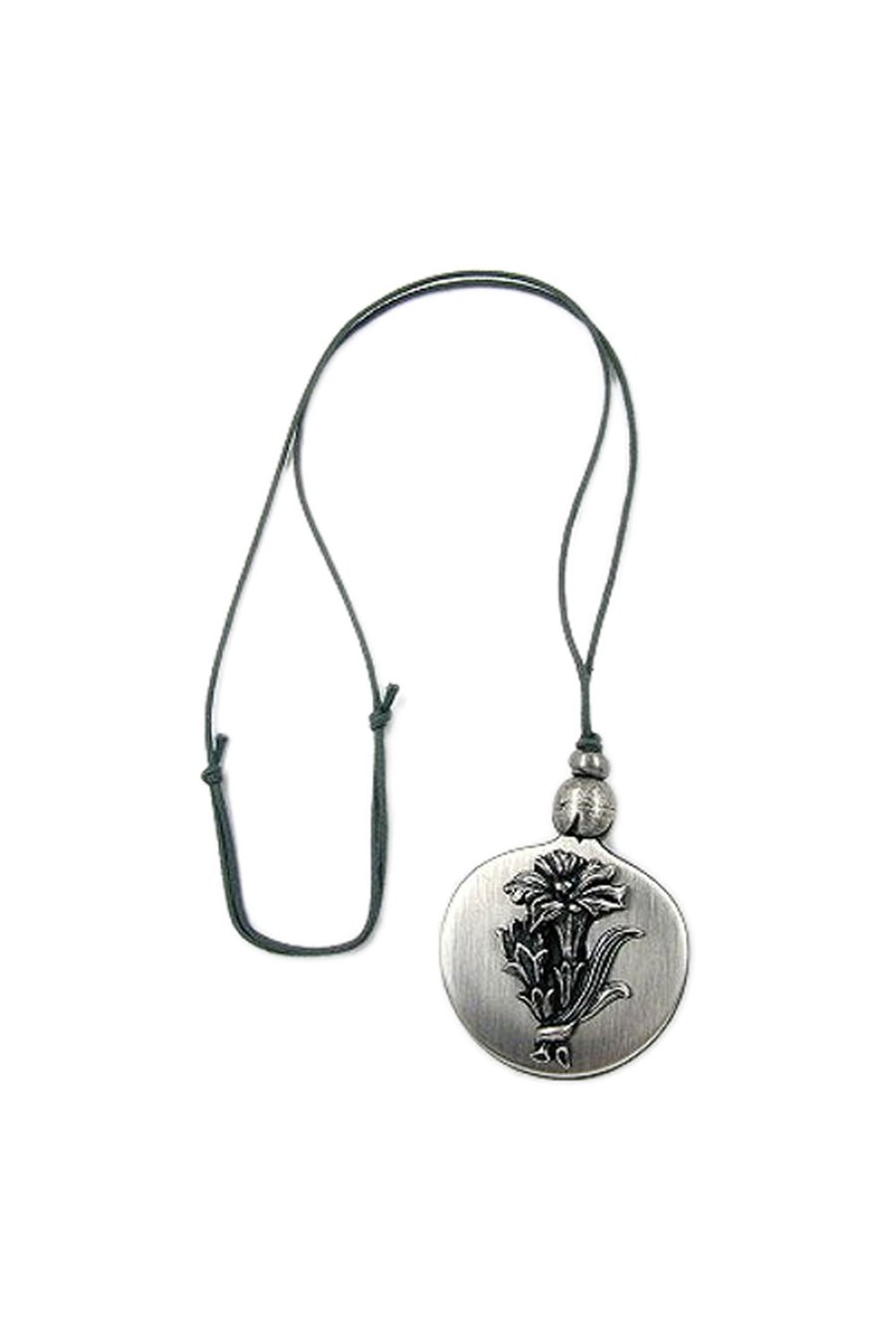 NECKLACE GENTIAN ANTIQUE SILVER