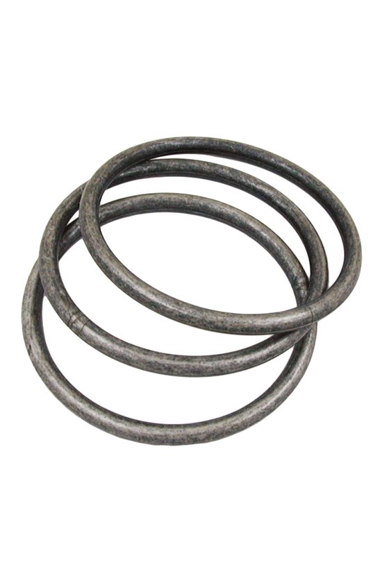 SET OF 3 BANGLES ANTIQUE SILVER