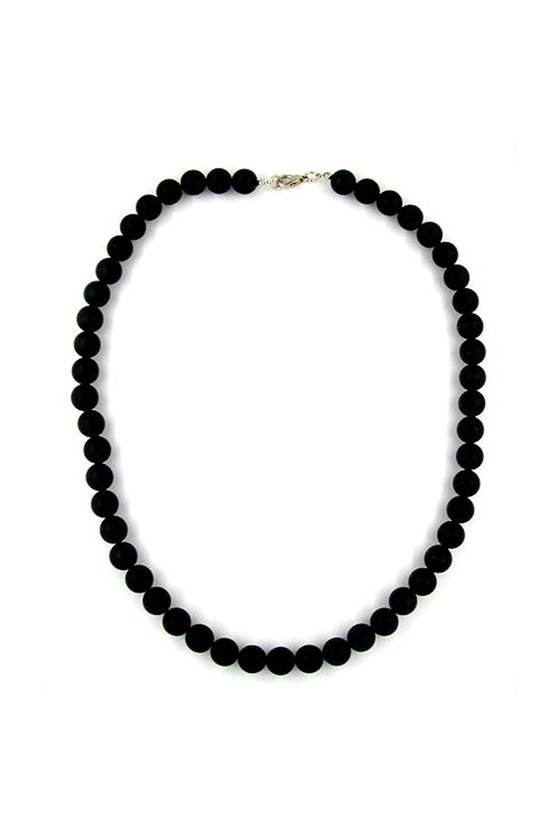 BEAD CHAIN BLACK MATTE