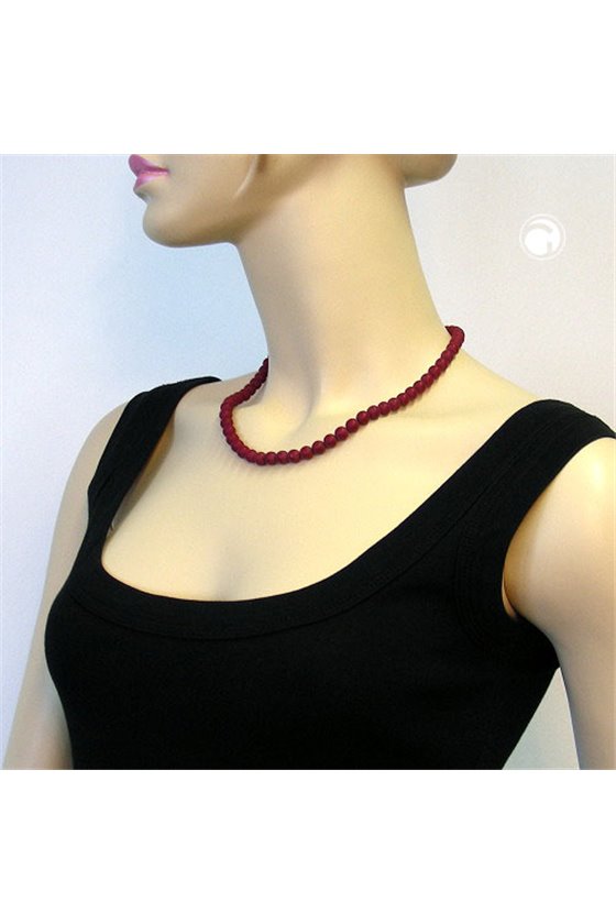 NECKLACE CLARET MATTE