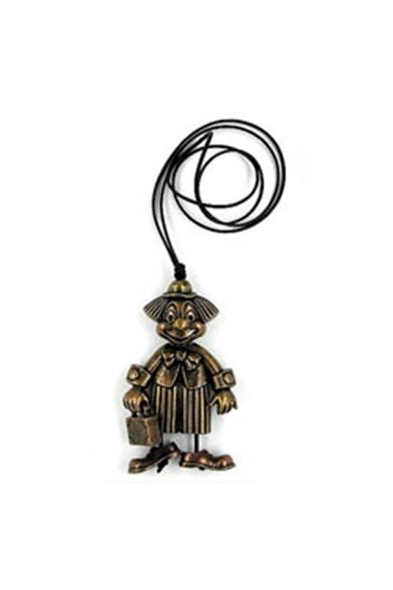 NECKLACE CLOWN ANTIQUE-BRASS 90CM