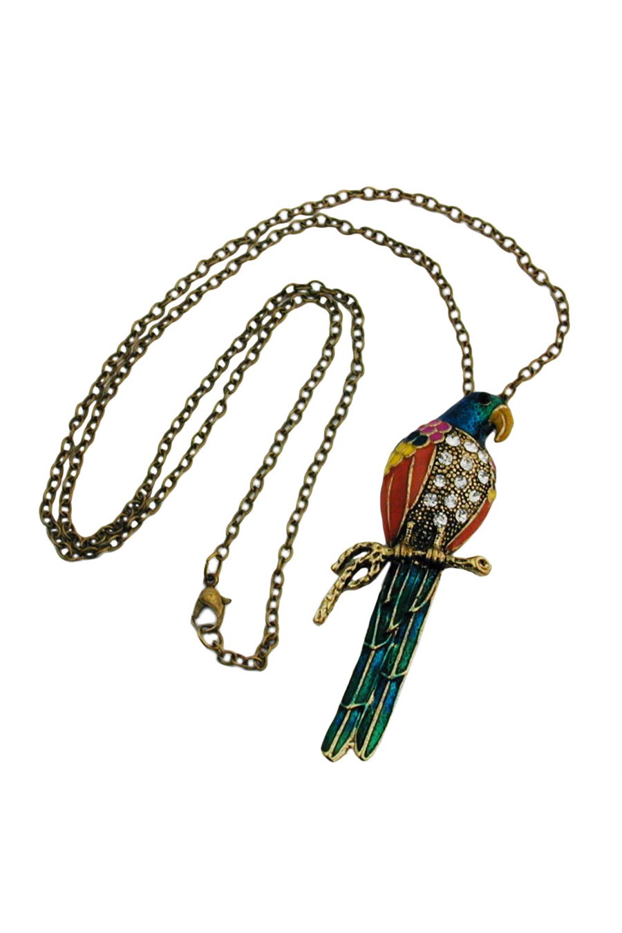 NECKLACE PARROT MULTI-COLORED