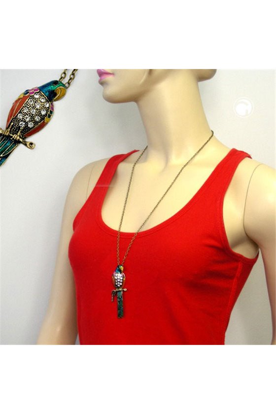 NECKLACE PARROT MULTI-COLORED