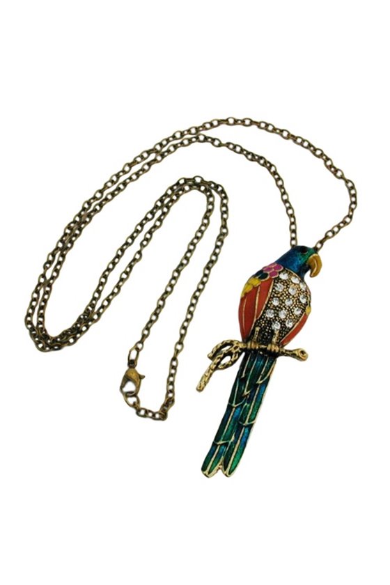 NECKLACE PARROT MULTI-COLORED