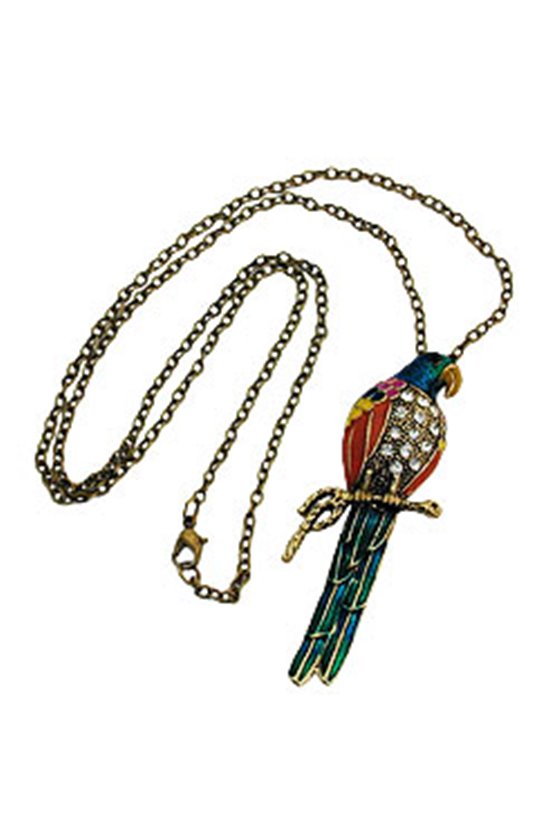 NECKLACE PARROT MULTI-COLORED