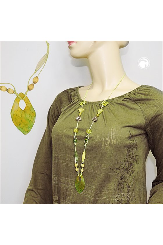 NECKLACE BEADS AND 2-FOLD CORD MINT
