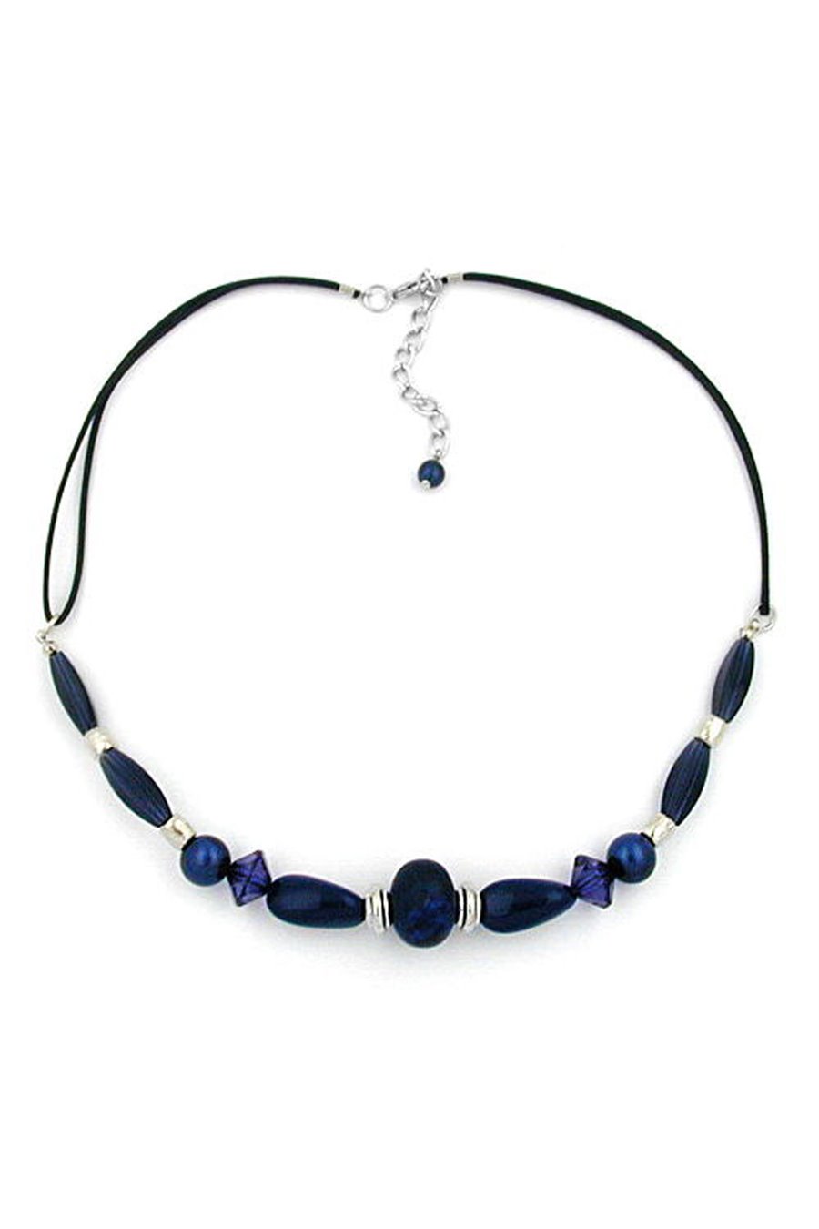 NECKLACE DARK BLUE/ LAPIS JEANS-STYLE